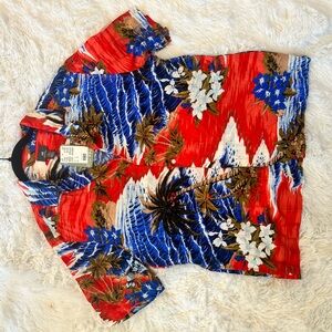 H&M Vibrant Hawaiian Shirt with Floral Design